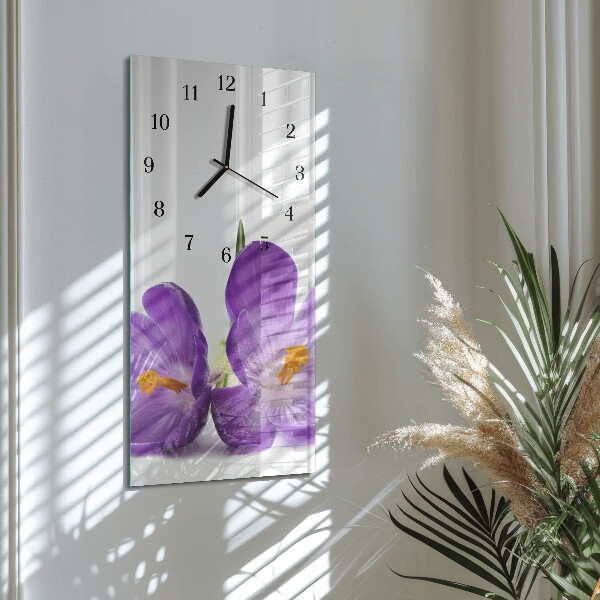 Reloj rectangular Flor
