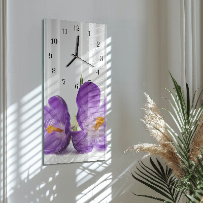Reloj rectangular Flor