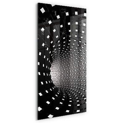 Reloj rectangular Túnel