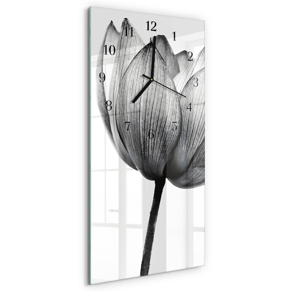 Reloj rectangular Tulipán