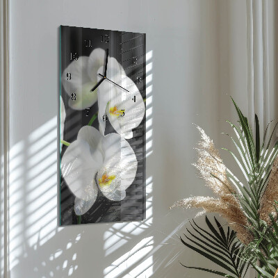 Reloj rectangular Orquídea