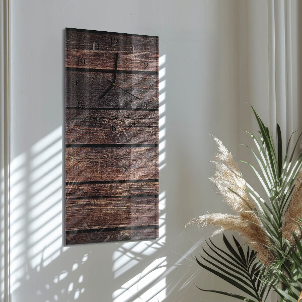 Reloj rectangular Madera