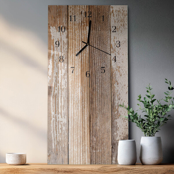 Reloj rectangular Madera