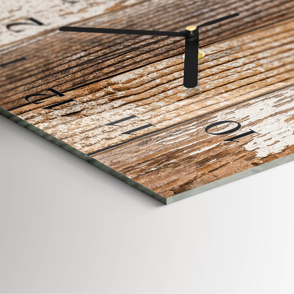 Reloj rectangular Madera