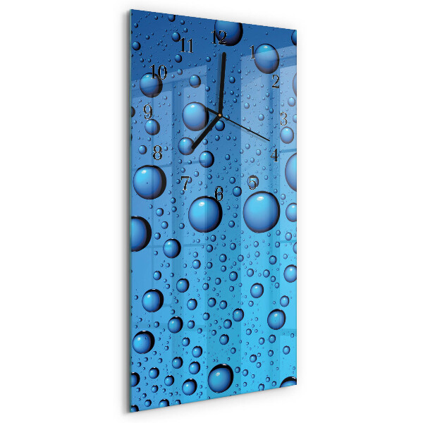 Reloj rectangular Gotas