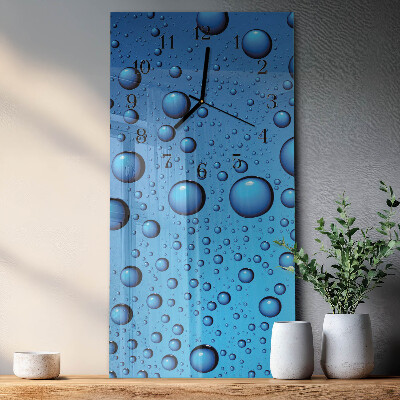 Reloj rectangular Gotas