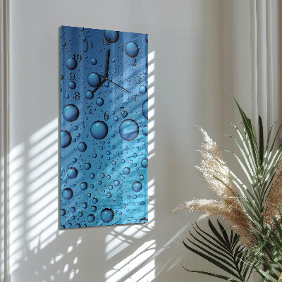 Reloj rectangular Gotas