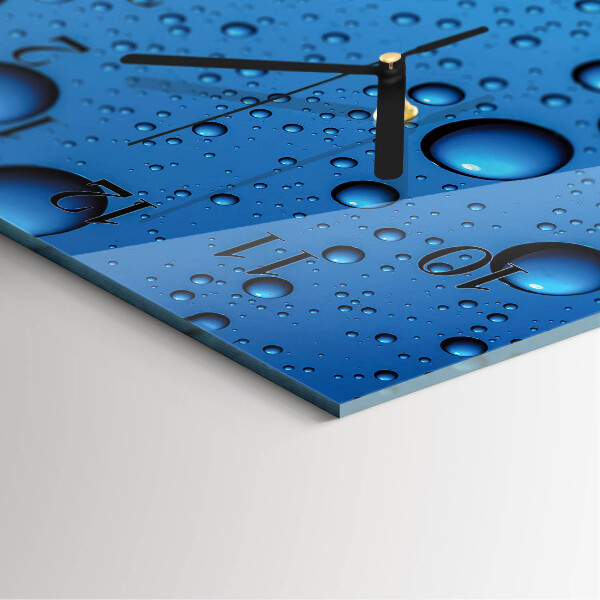 Reloj rectangular Gotas