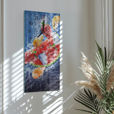 Reloj rectangular Fruta