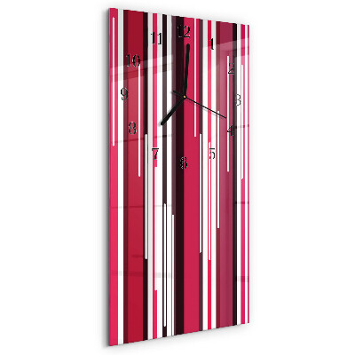 Reloj rectangular rayas