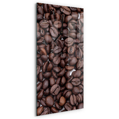 Reloj rectangular Granos de café