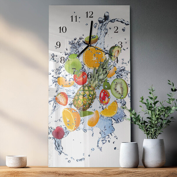 Reloj rectangular Fruta