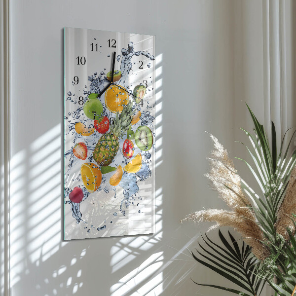 Reloj rectangular Fruta