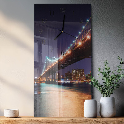 Reloj rectangular Puente