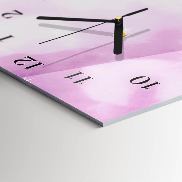 Reloj rectangular Orquídea