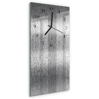 Reloj rectangular Acero