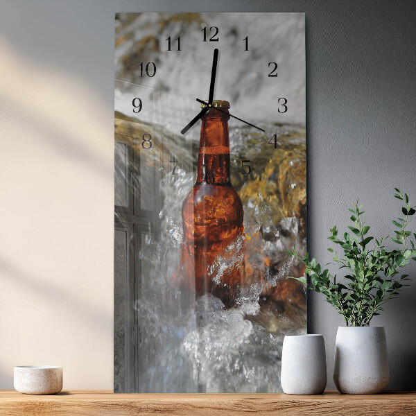 Reloj rectangular Cerveza