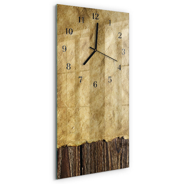 Reloj rectangular Papel de mesa
