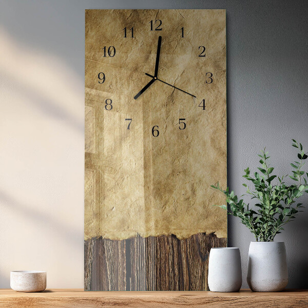 Reloj rectangular Papel de mesa