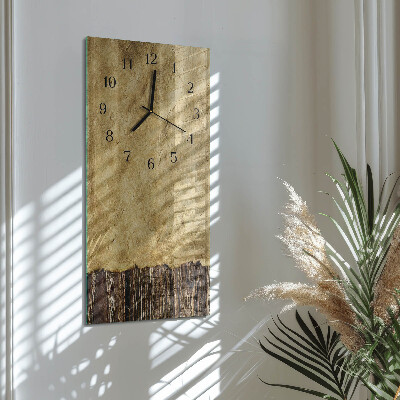 Reloj rectangular Papel de mesa