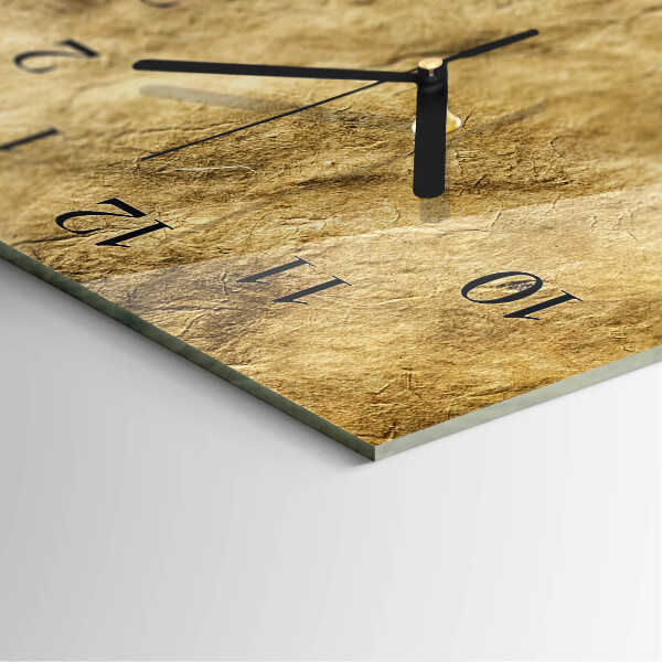 Reloj rectangular Papel de mesa