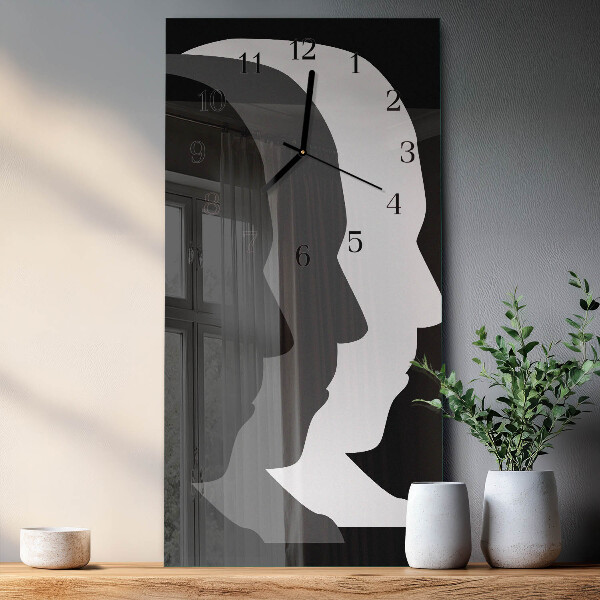 Reloj rectangular Rostro