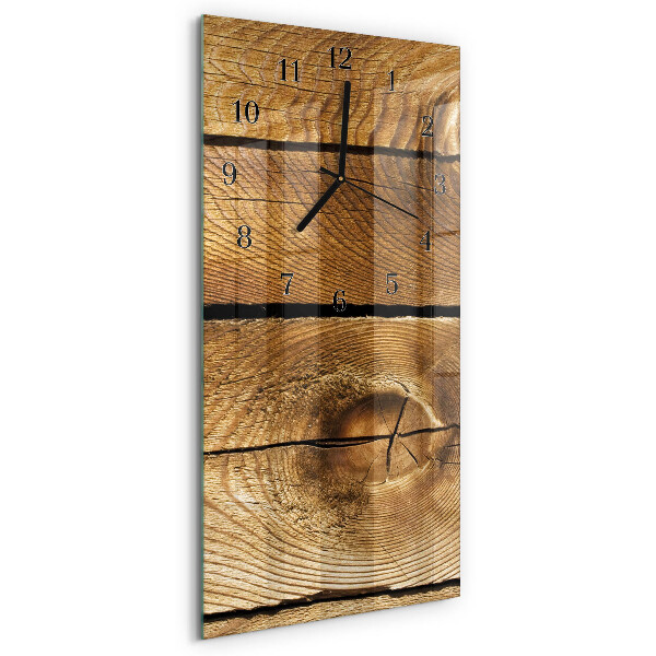 Reloj rectangular Madera