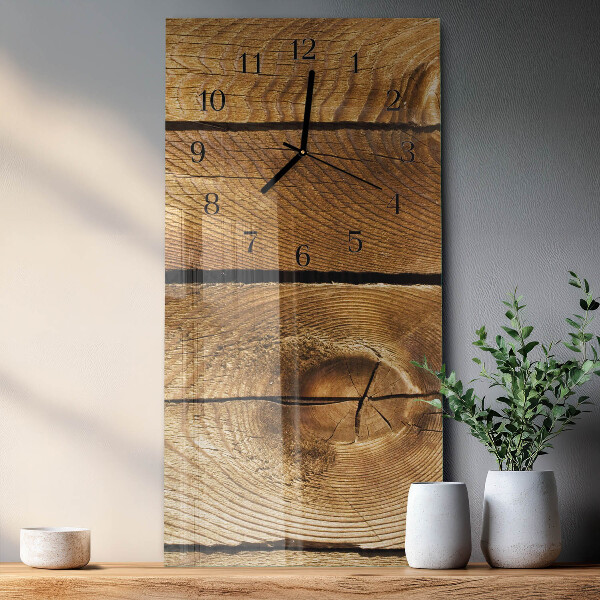 Reloj rectangular Madera