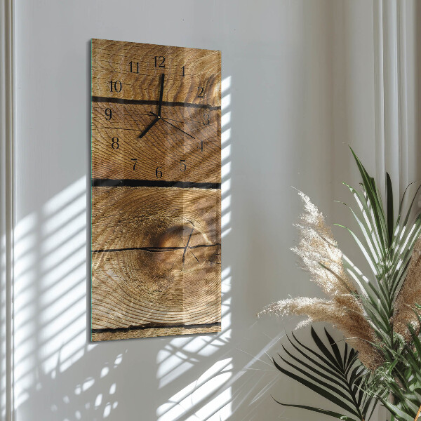 Reloj rectangular Madera