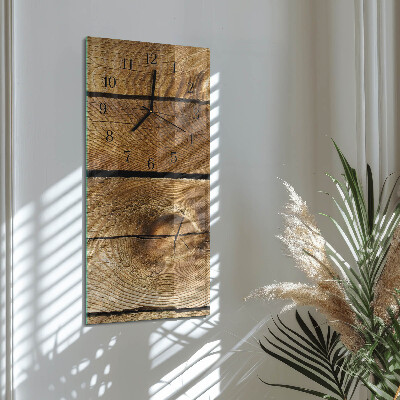 Reloj rectangular Madera