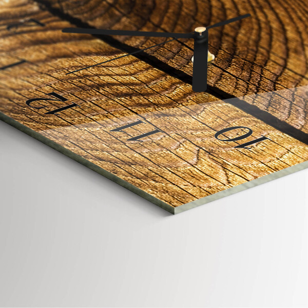 Reloj rectangular Madera