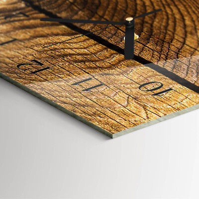 Reloj rectangular Madera