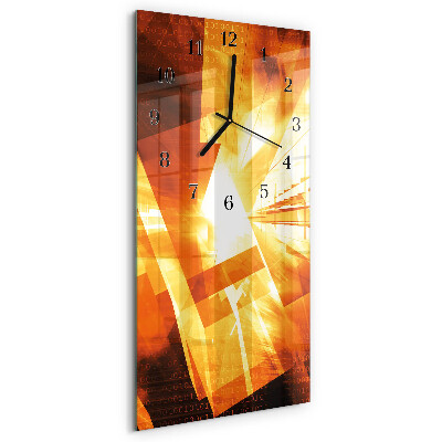 Reloj rectangular Abstracción