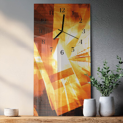 Reloj rectangular Abstracción