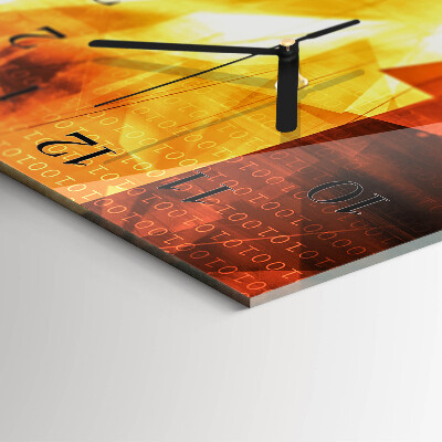 Reloj rectangular Abstracción