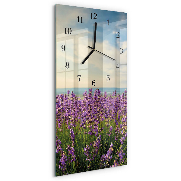 Reloj rectangular Flores