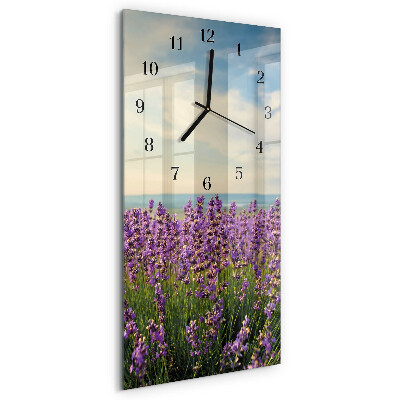 Reloj rectangular Flores
