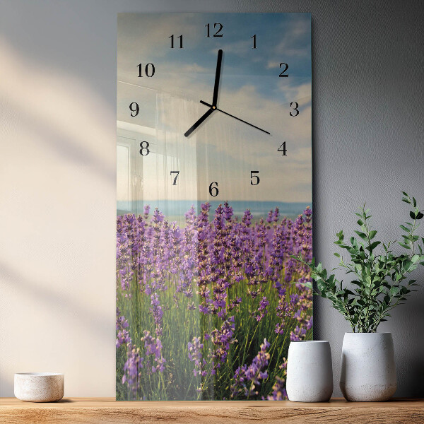 Reloj rectangular Flores