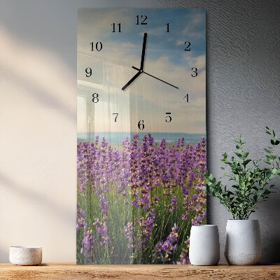 Reloj rectangular Flores