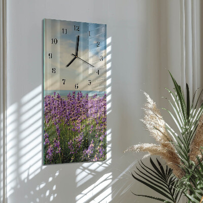 Reloj rectangular Flores