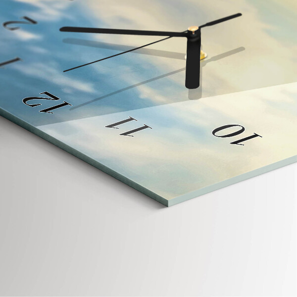 Reloj rectangular Flores