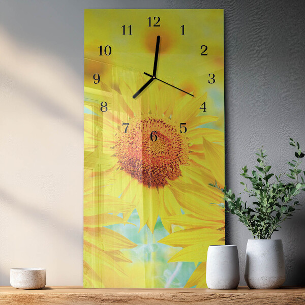 Reloj rectangular Girasol