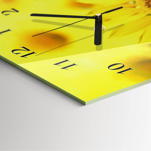 Reloj rectangular Girasol