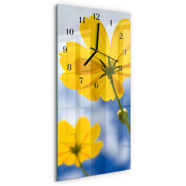 Reloj rectangular Flor