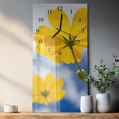 Reloj rectangular Flor