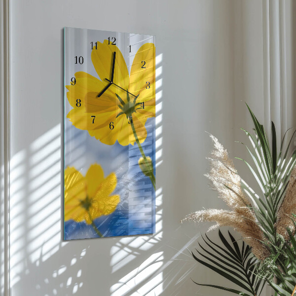 Reloj rectangular Flor