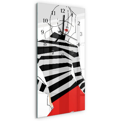 Reloj rectangular Mujer blanca