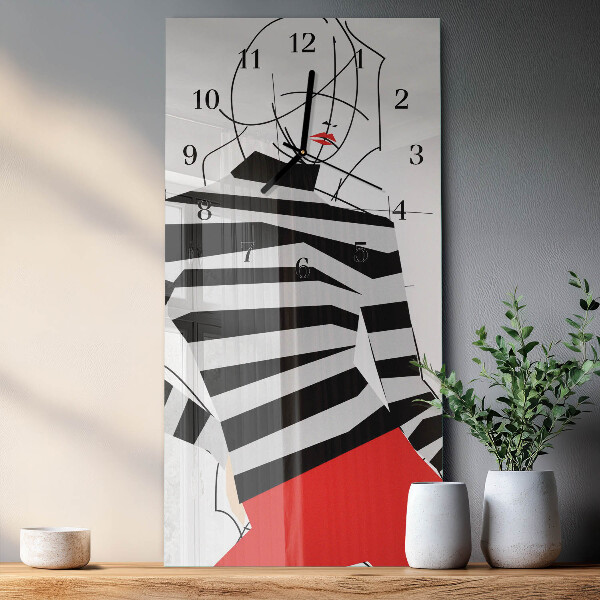 Reloj rectangular Mujer blanca
