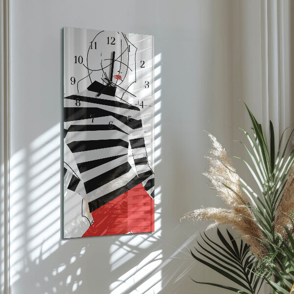 Reloj rectangular Mujer blanca