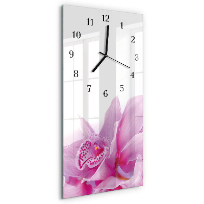 Reloj rectangular Orquídea